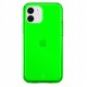Funda iPhone Verde Neón Transparente