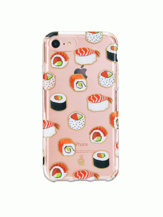 Funda iPhone Sushi Transparente
